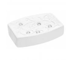 Feridras portasapone bianco Chic