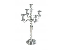 My-Furniture Candelabro alto a 5 braccia in metallo stile vintage