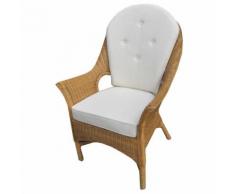 Poltrona Da Giardino In Rattan Adami Miele