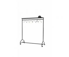 Stand appendiabiti con ruote e cappelliera > Rosa