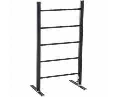 Homcom Scaldasalviette Stendibiancheria Elettrico 100W Verticale con 5 Barre, 58x39x105cm