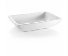 LAVABO RETTANGOLARE CERAMICA BIANCA