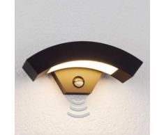 Applique da parete Lennik, a LED, sensore, esterni