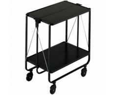 Leifheit 74237 Carrello Da Cucina Porta Vivande Richiudibile In Metallo 60x40 CM