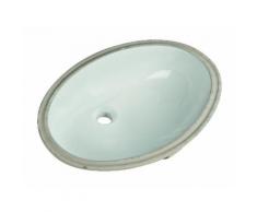 Lavabo Incasso Sottopiano in Ceramica Bianco