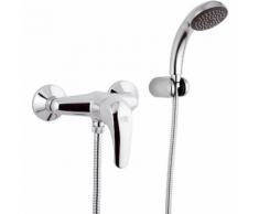 Rubinetto esterno doccia con doccia duplex e leva frontale - serie project