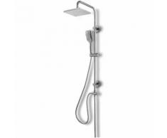 Pannello Colonna Doccia A Ponte Soffione E Doccetta 5 Getti In Ottone 108x35,5xh13cm Dekker Andros