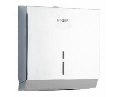 Dispenser salviette di carta distributore porta asciugamani acciaio inox lucido Nofer 04005.B