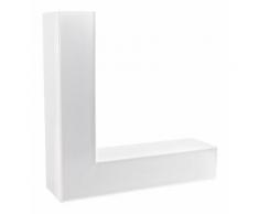 Plafoniera a Sospensione LED Turner 'L' 20W Bianca LIFUD Bianco Caldo 2800K-3200K