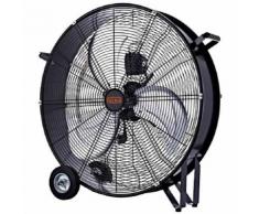 Ventilatore ventilatori industriale da terra pavimento con ruote 140w pala 75cm