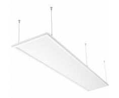 10 × Ultrasottile Plafoniera Faretto Pannello LED Incasso Luce 60W 120x30CM 4000LM Bianco IP20