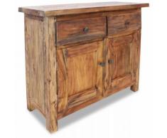 Credenza in Legno Massello di Recupero 75x30x65 cm