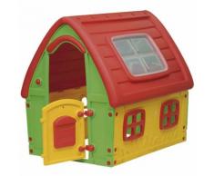 Casetta per Bambini da Giardino in Plastica Arredo Esterno Giocattolo Bimbi PVC