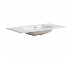LAVABO DA INCASSO IN MARMO RESINA 90 CM ELISA