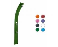 Doccia da giardino SPRING CURVA con lavapiedi, in alluminio - Doccia Da Giardino Spring Curva Con