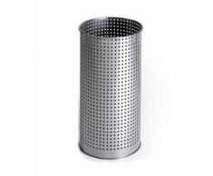 PORTAOMBRELLI ACCIAIO SMALTATO TRAFORATO cm 25 h 50 silver