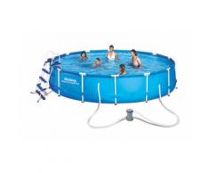 PISCINA FRAME TONDA FILTRO 2E 457 h 91 BESTWAY