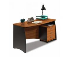 Scrivania in Legno Ciliegio con Cassetti Cassettiera Pc Portacomputer da Ufficio
