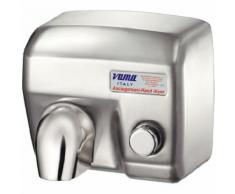 Asciugamani Elettrico Antivandalo Con Pulsante 2400w Vama Ariel Sp Acciao Inox Satinato