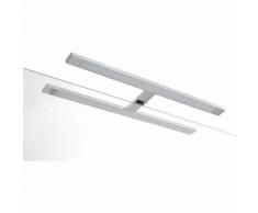 Lampada A Led Da Bagno 15w In Metallo 50x10x8cm Tft Pales L Cromata