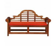 Panchina in legno 180cm con cuscino terracotta chiaro TOSCANA marlboro