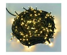 Luci A Led Natalizie 500 Bianco Caldo Interno Ed Esterno 54 Mt(50+4)