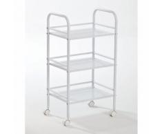 Carrello 3 Ripiani In Acciaio Con Ruote Per Bagno Cucina Parrucchiere Estetista Fumer Shop
