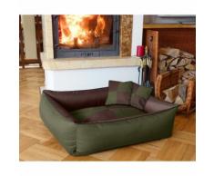 Cuccia cuccetta letto lettino per cani gatti animali 2 in 1 verde l-xl-xxl misura xl 100x85 verde