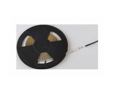 Strip led striscia luminiosa cambia colore rgb dc24v 15 mt senza silicone 3000k