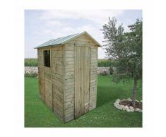 Casetta Box Capanno In Legno Per Attrezzi Con Porta E Finestra 150x213x216cm