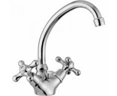 Gruppo monoforo lavabo Paffoni IRIS IRV/VLV 078 / 076 / 077 | Bronzo - Viola - Senza Scarico