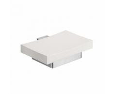 Portasapone in ottone cromato e acriltech