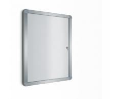 BACHECA CON ANTA BATTENTE DIM 100X70H PER 9 FOGLI A4 IN VERTICALE