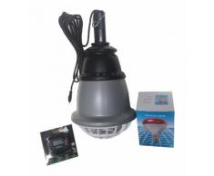 Riscaldatore Stufa Riflettore Aladino 250. Diametro cm 23 x H 49. Cavo di 5 Metri. In Omaggio 1