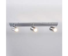 Lampada da soffitto per bagno Dejan a tre luci