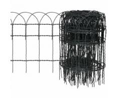 Recinzione estensibile per giardino e prato 25 x 0,4 m