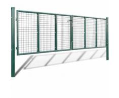 Cancello a Rete per Giardino 415 x 150 cm / 400 x 100 cmm