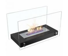 Camino A Bioetanolo Da Pavimento 70x40,2x33,4cm Flig Oakland Nero
