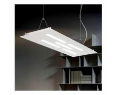 Sospensione fb-gamma 2080 s 66.5w led 7700lm biemissione metallo lampadario tavolo ufficio