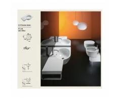 Lavabo top 75cm bacino destro bianco 75DC2 C2 Catalano