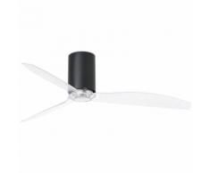 Ventilatori da soffitto MINI TUBE - Lame nero opache trasparenti