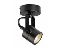 Faretto da soffitto Lampadina Alogena GU10 50 W SLV Spot 79 132020 Nero