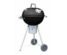Barbecue sferico a carbonella sfera carbone griglia ruote termometro 58x47xh100