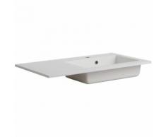 LAVANDINO INCASSO MODERNO 90 CM VASCA DESTRA LATINA
