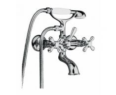 Rubinetto Gruppo vasca esterno con set doccia Paini LIBERTY 17CR100 | RAME ANTICO