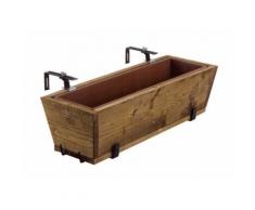 PORTAVASO BALCONE REG LEGNO VASO 55x22 BUZZI