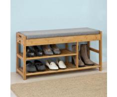 SoBuy Scarpiera da ingresso, Cassapanca,Portascarpe con cuscino ,FSR47-N