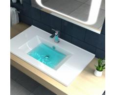 Lavabo da Incasso in Ceramica Bianca - Vienna | Si - 92x46x17