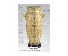 Portaombrelli decorazione classica oro h55cm arredo ingresso casa 2207-R01-22