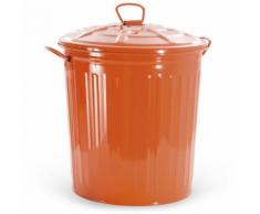 Bidone per rifiuti colore arancione – 62 L cestino pattumiera spazzatura